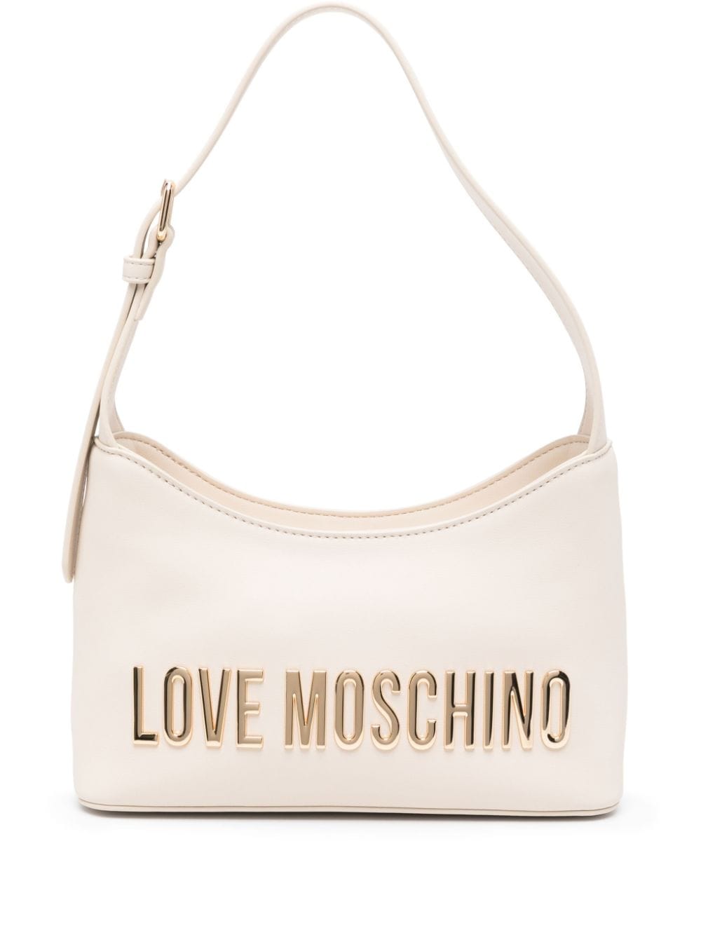 Love Moschino logo-lettering shoulder bag - Neutrals von Love Moschino