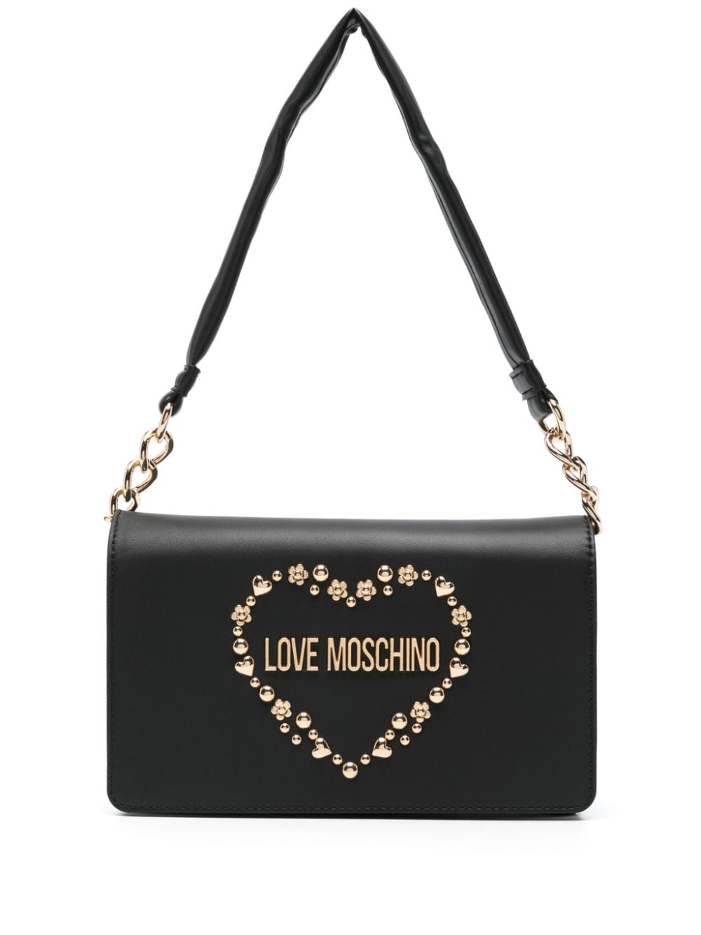 Love Moschino logo-lettering tote bag - Black von Love Moschino