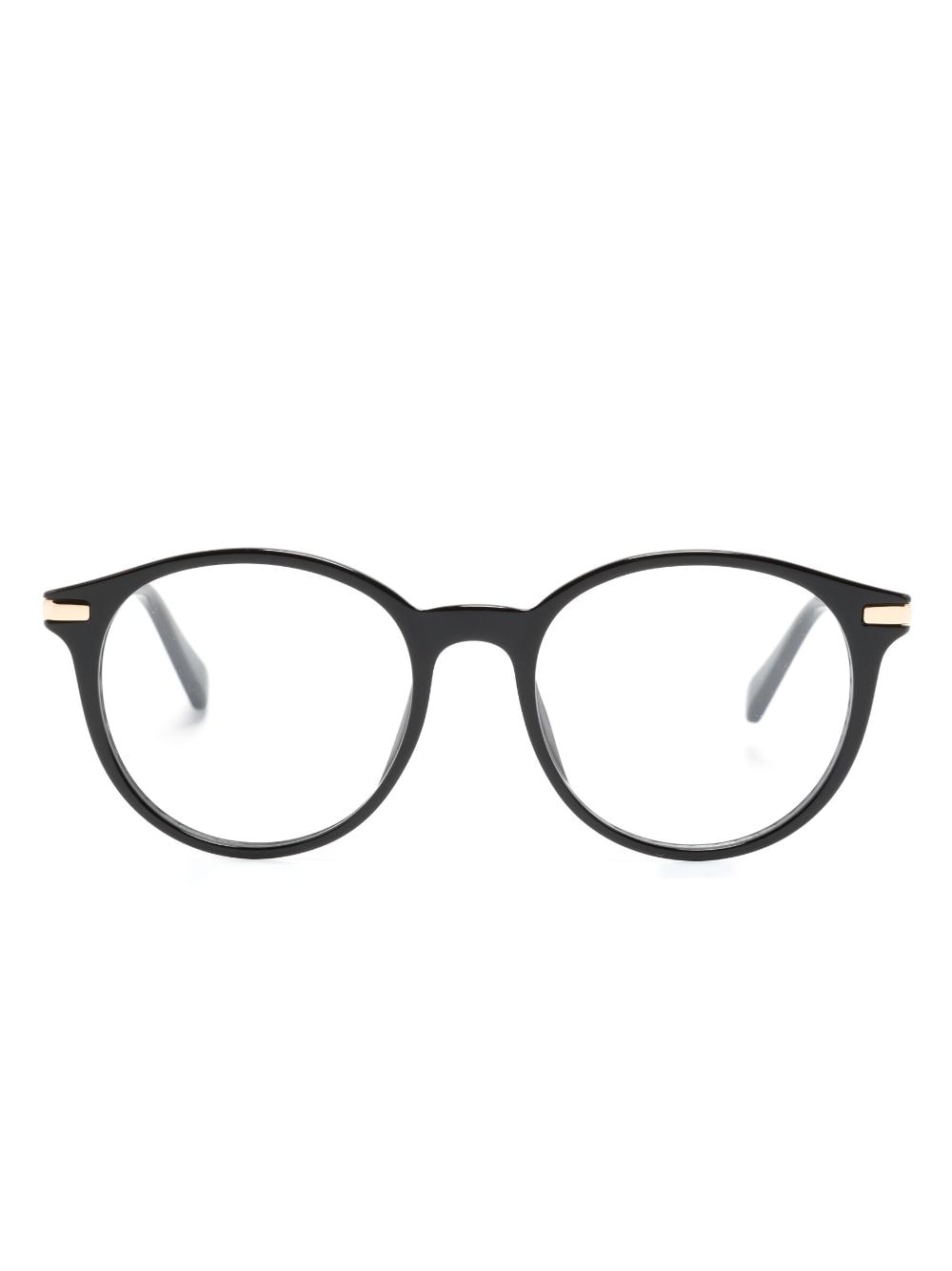 Love Moschino round-frame glasses - Black von Love Moschino