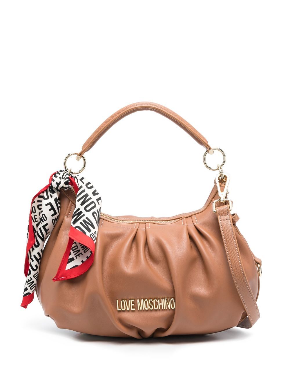 Love Moschino scarf-detail shoulder bag - Brown von Love Moschino