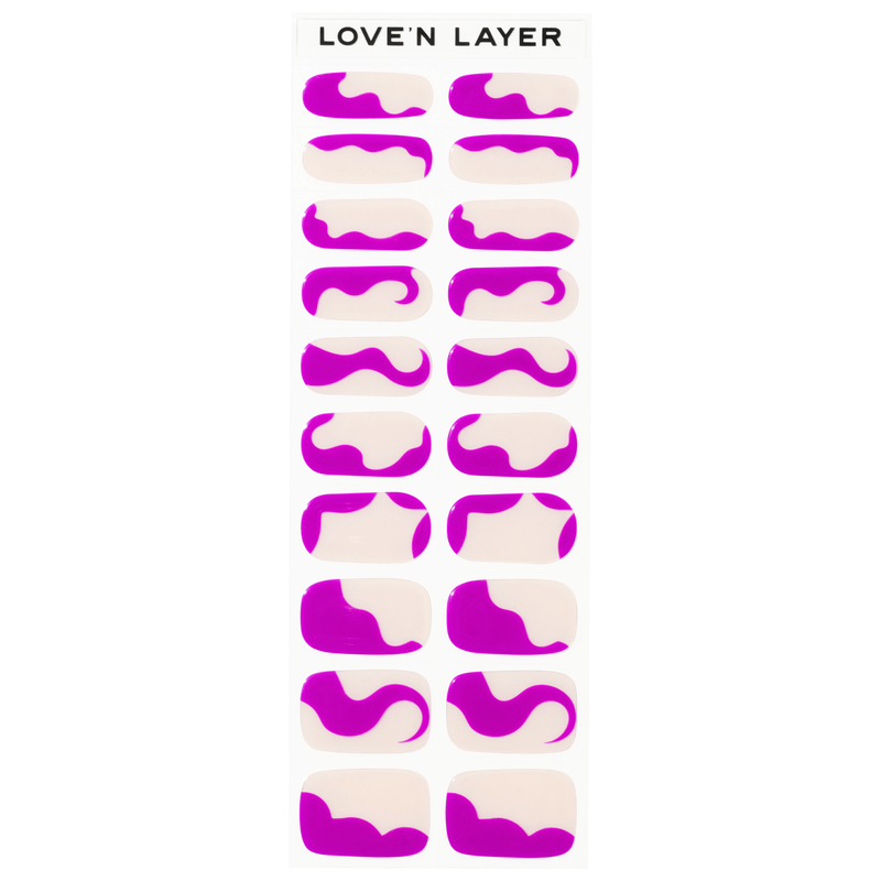 LoveNLayer - Abstraction Dahlia Pink von LoveNLayer