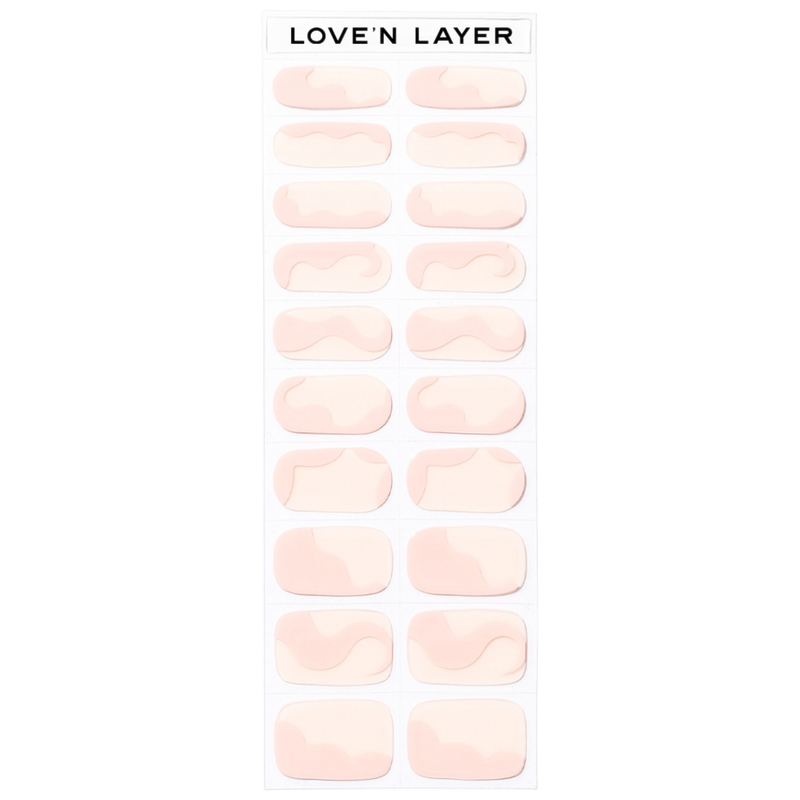 LoveNLayer - Abstraction Light Pink von LoveNLayer