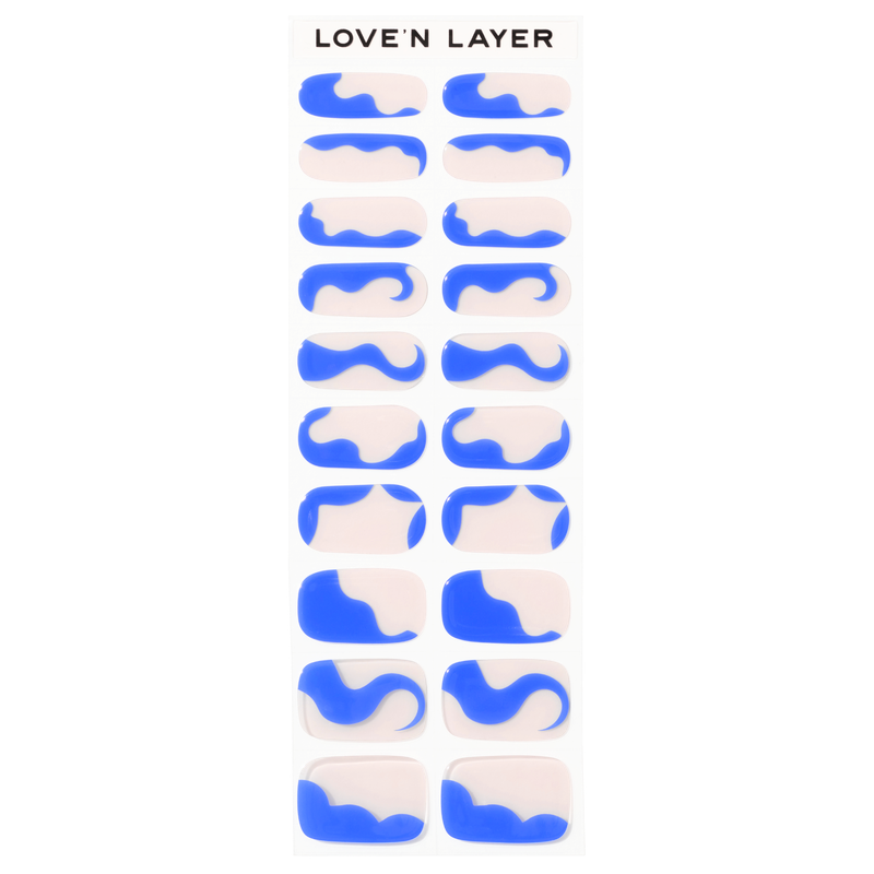 LoveNLayer - Abstraction London Blue von LoveNLayer