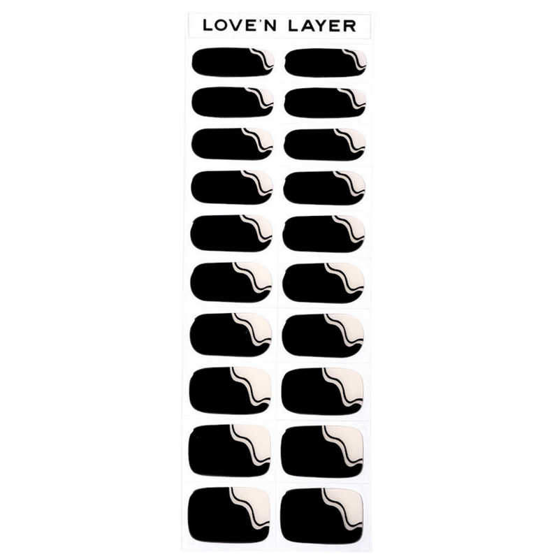 LoveNLayer - French Swirl Black von LoveNLayer
