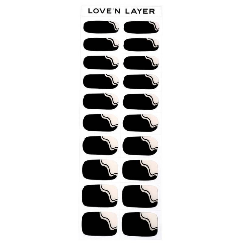 LoveNLayer - French Swirl Black von LoveNLayer