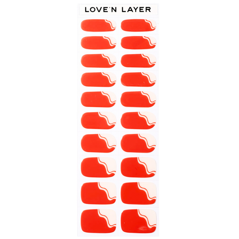 LoveNLayer - French Swirl Raspberry Red von LoveNLayer