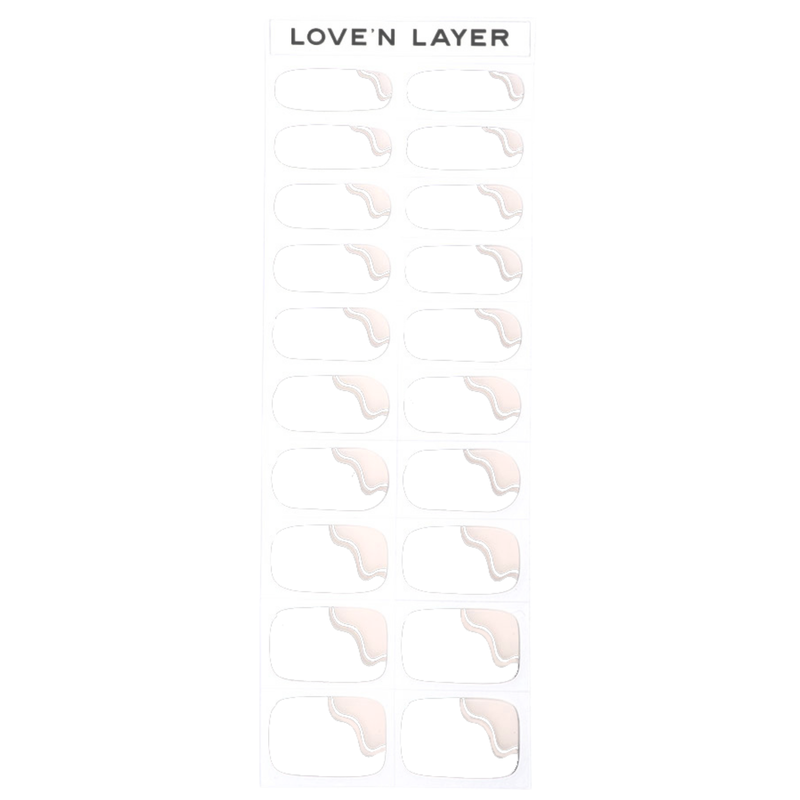 LoveNLayer - French Swirl White von LoveNLayer