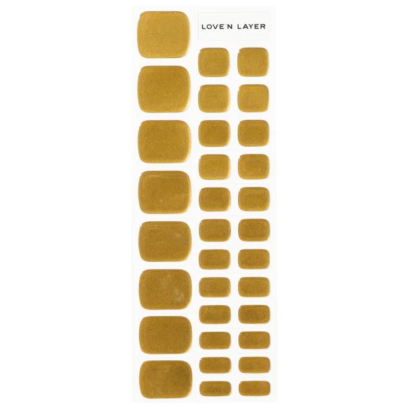 LoveNLayer - Metallic Toe Shiny Gold von LoveNLayer