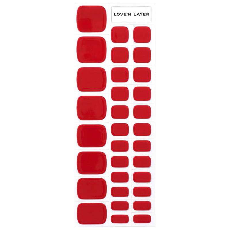 LoveNLayer - Solid Toe Grape Red von LoveNLayer