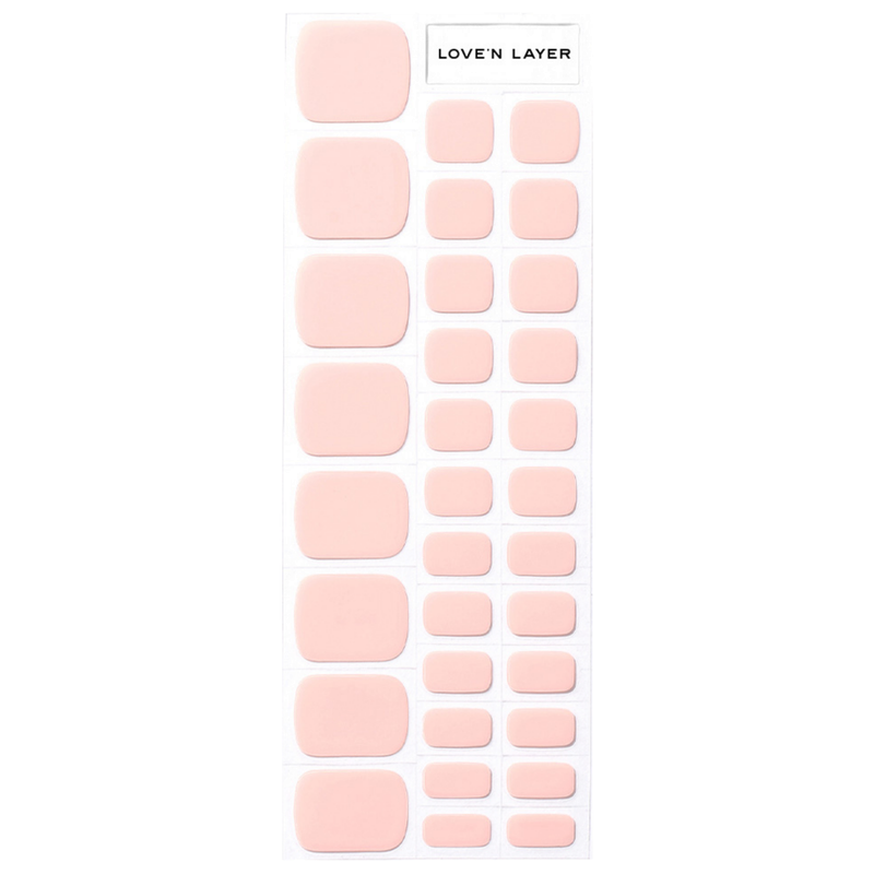 LoveNLayer - Solid Toe Light Pink von LoveNLayer