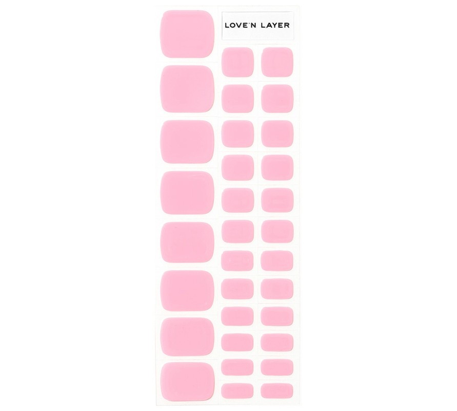 LoveNLayer - Solid Toe Poppy Pink von LoveNLayer