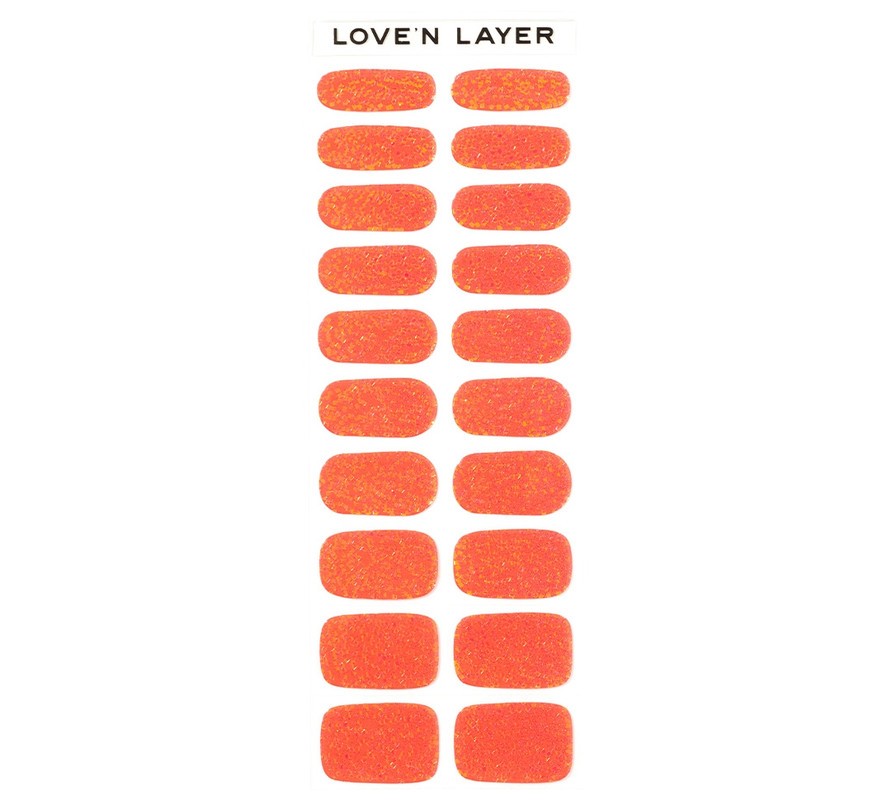 LoveNLayer - Square Sparkle Orange von LoveNLayer