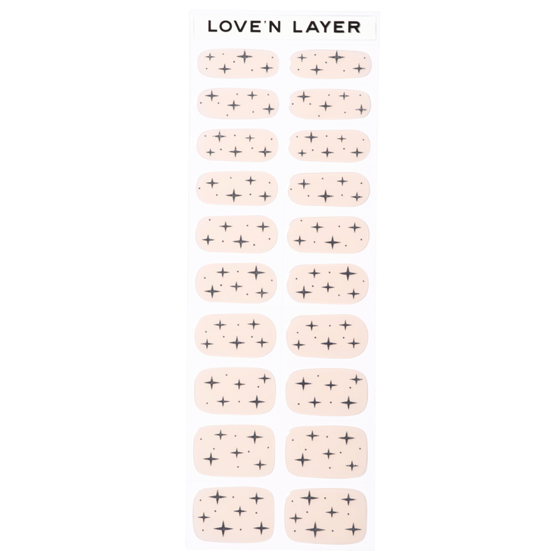 LoveNLayer - Starburst Shiny Silver von LoveNLayer