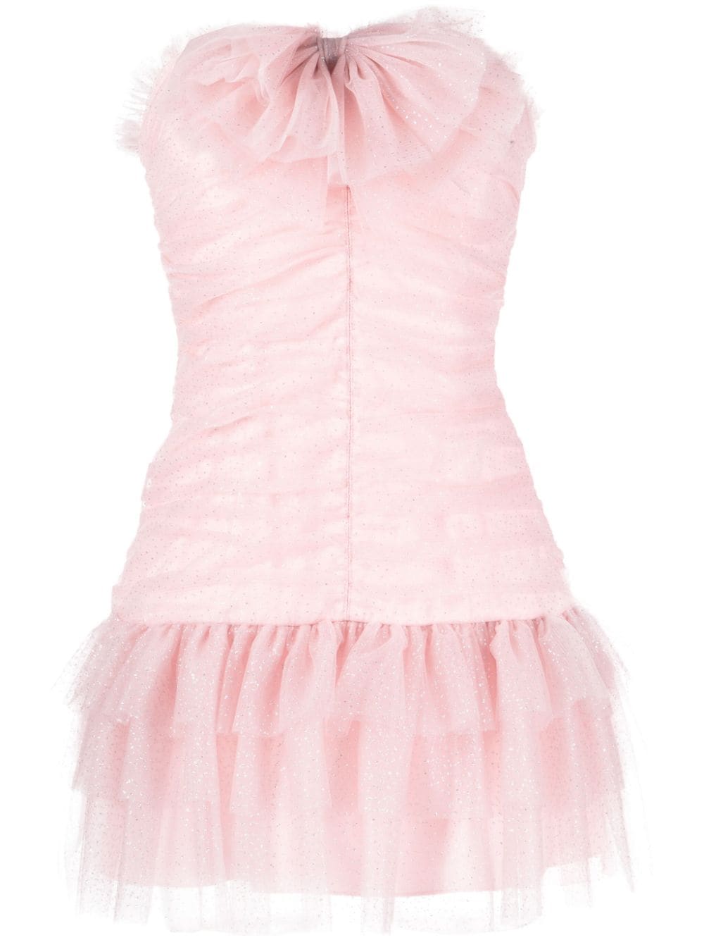 LoveShackFancy Lolisa bow tulle minidress - Pink von LoveShackFancy