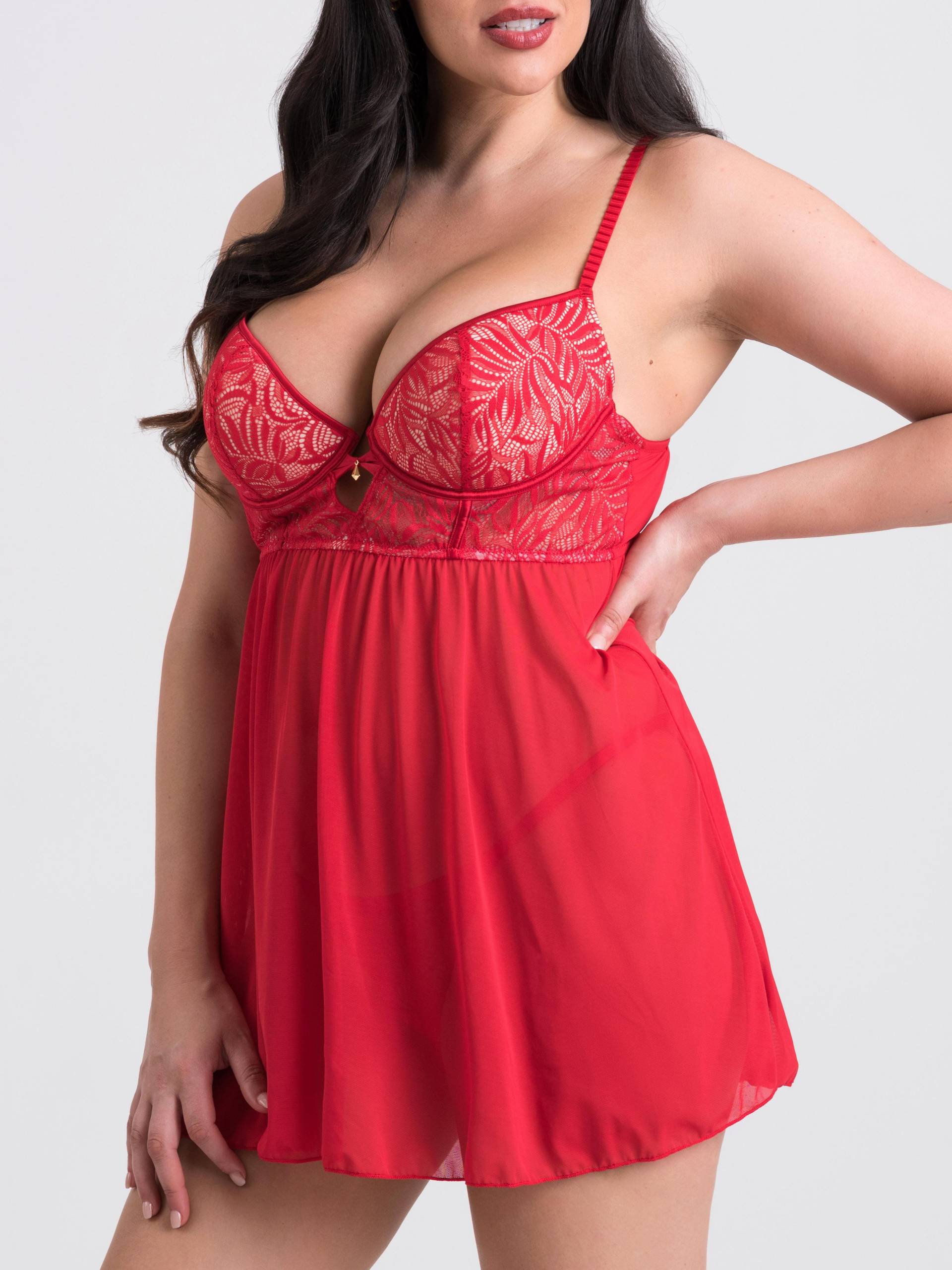 Lovehoney Parisienne Charm Lace Babydoll Set von Lovehoney-Lingerie