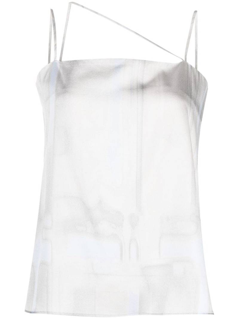 Low Classic crossover straps top - Grey von Low Classic