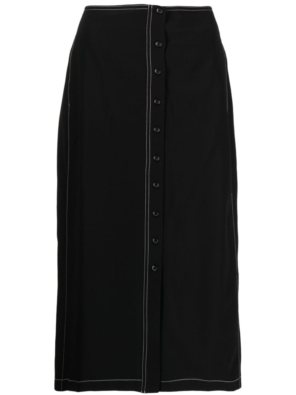 Low Classic high-waist skirt - Black von Low Classic