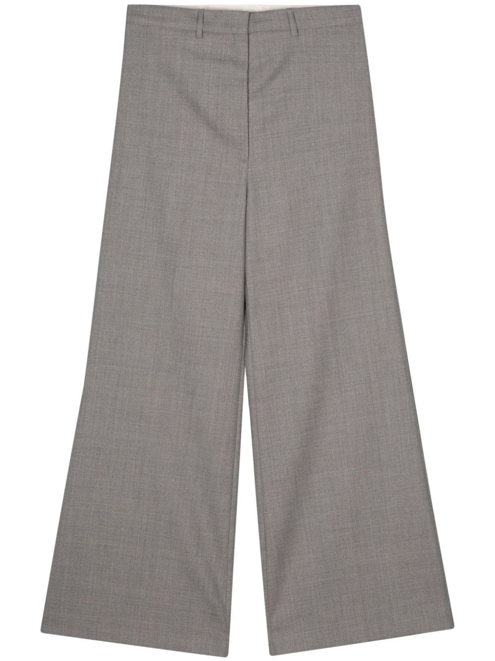 Low Classic mélange wide-leg trousers - Grey von Low Classic