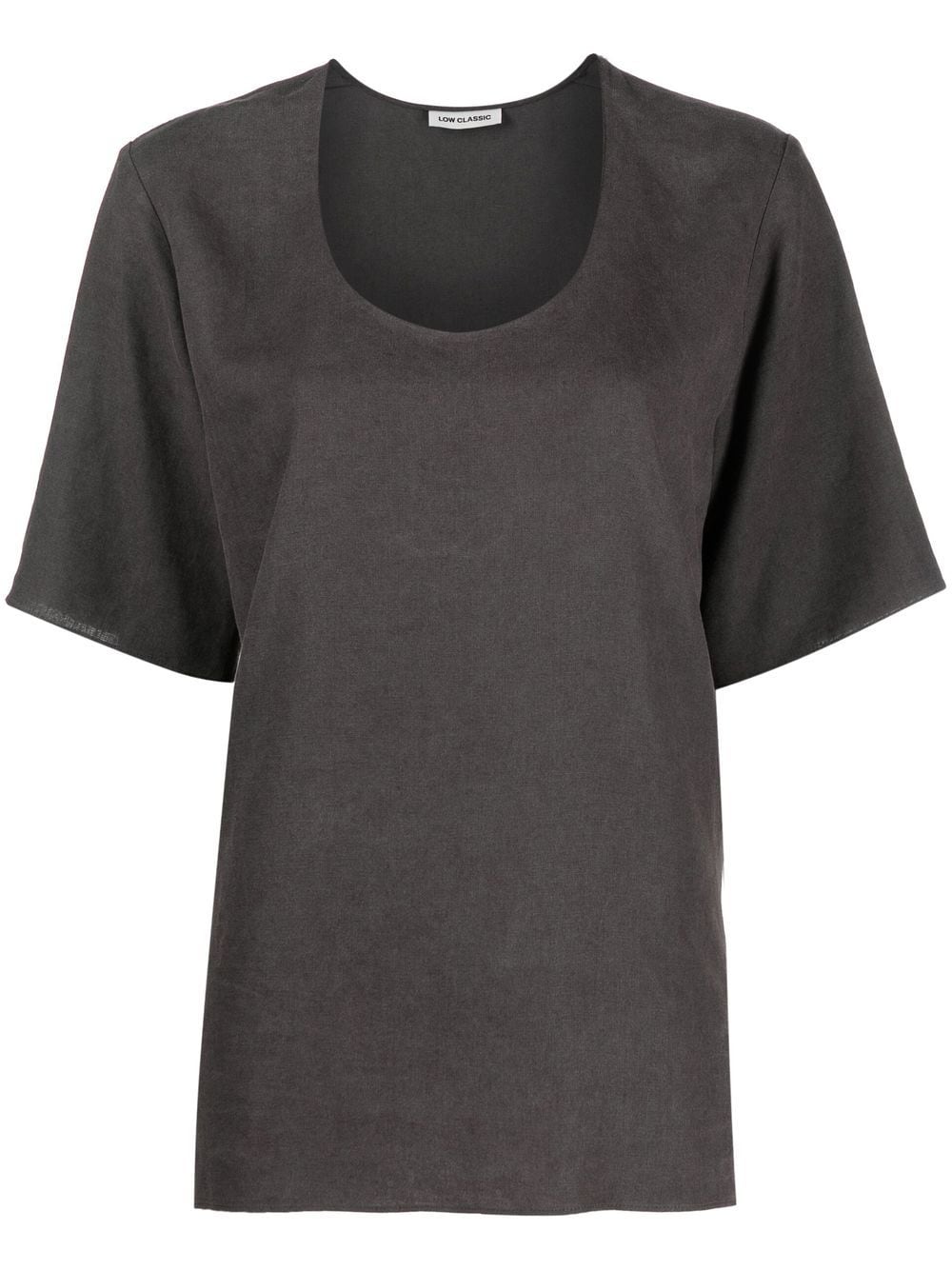Low Classic scoop-neck short-sleeve T-shirt - Grey von Low Classic