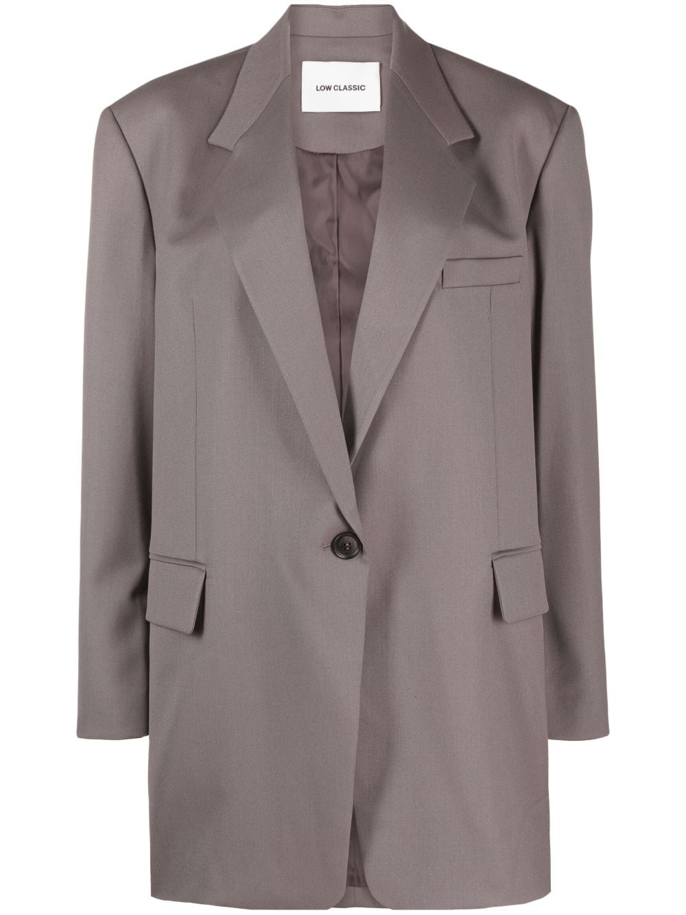 Low Classic single-breasted tailored blazer - Grey von Low Classic