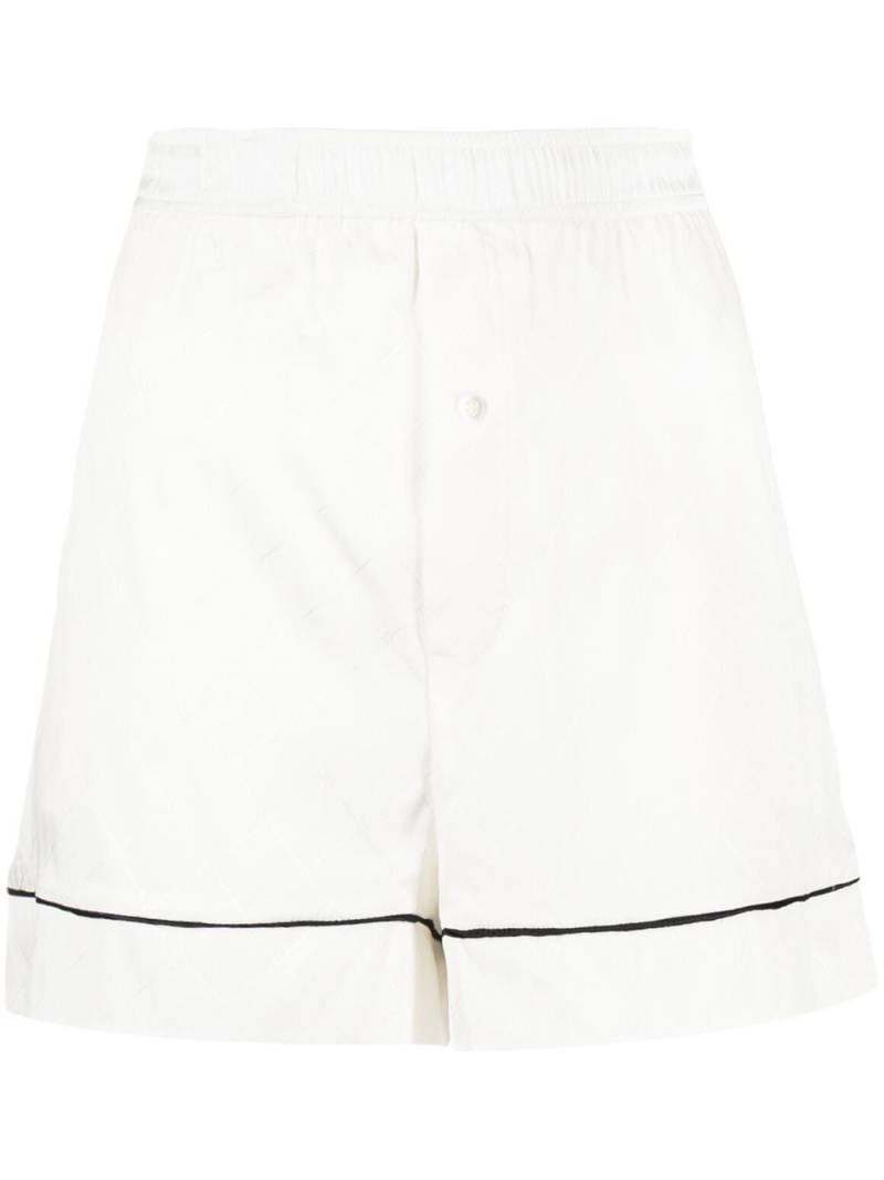 Low Classic stretch-silk lounge shorts - White von Low Classic