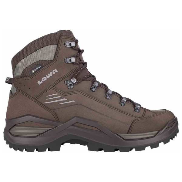 Lowa - Renegade Evo GTX Mid Wide - Wanderschuhe Gr 7 - Wide braun/grau von Lowa