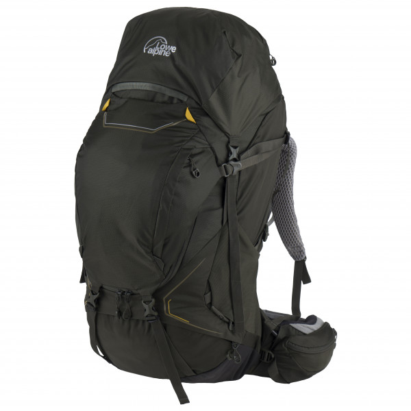 Lowe Alpine - Cerro Torre 65 - Trekkingrucksack Gr 65 l - M-L: 48-58 cm schwarz/grau von Lowe Alpine