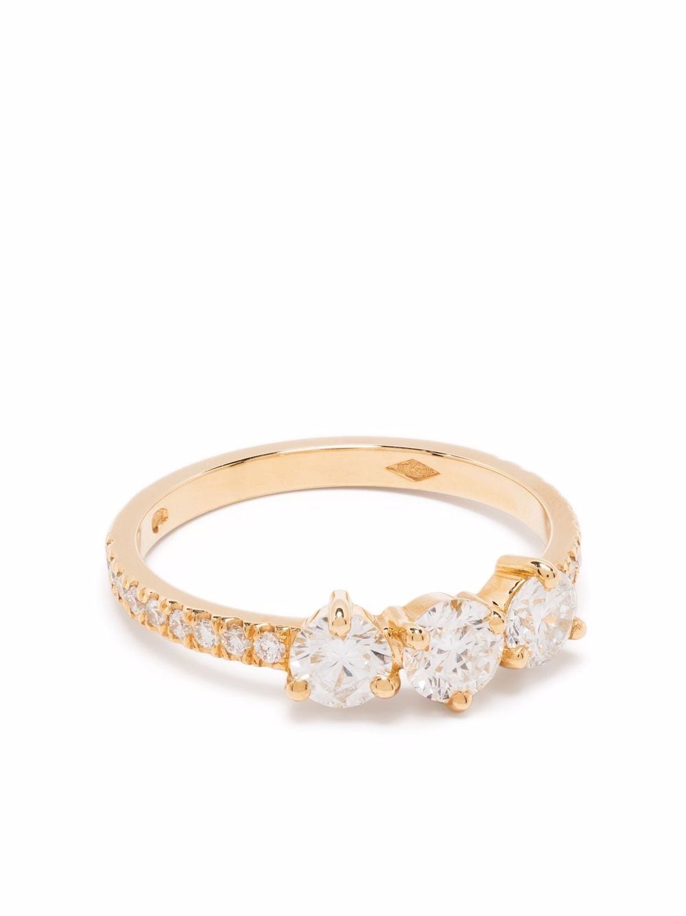 Loyal.e Paris 18kt recycled yellow gold Encore Plus diamond solitaire ring von Loyal.e Paris