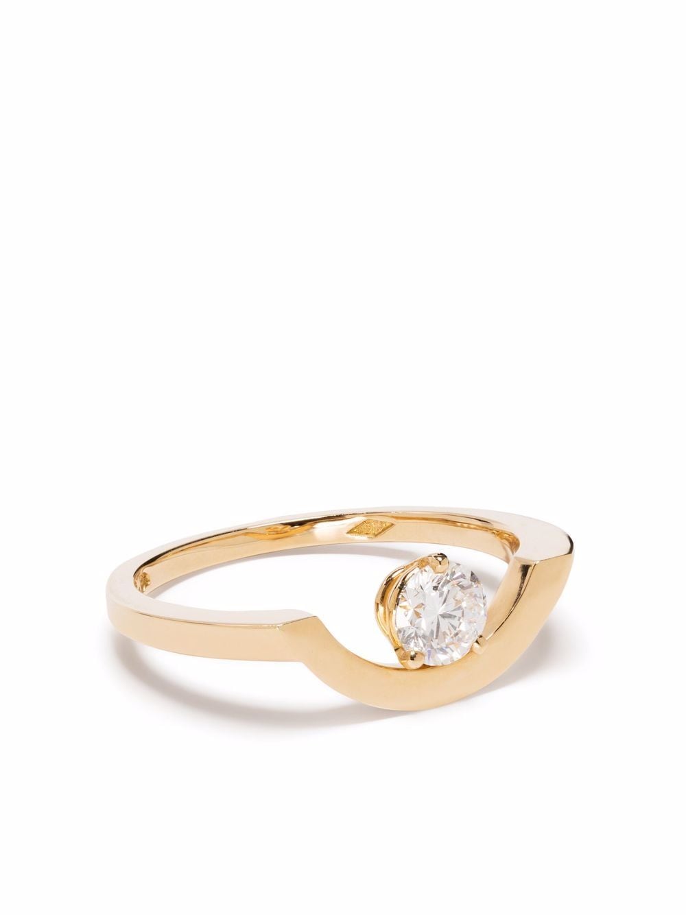 Loyal.e Paris 18kt recycled yellow gold Intrépide diamond ring von Loyal.e Paris