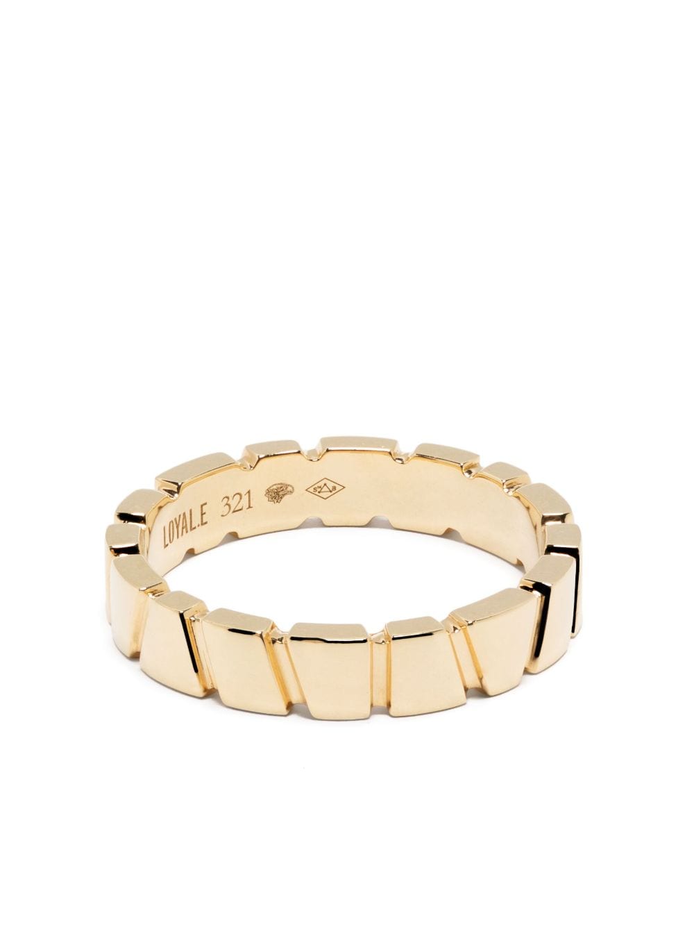 Loyal.e Paris 18kt yellow gold Ride & Love band ring von Loyal.e Paris