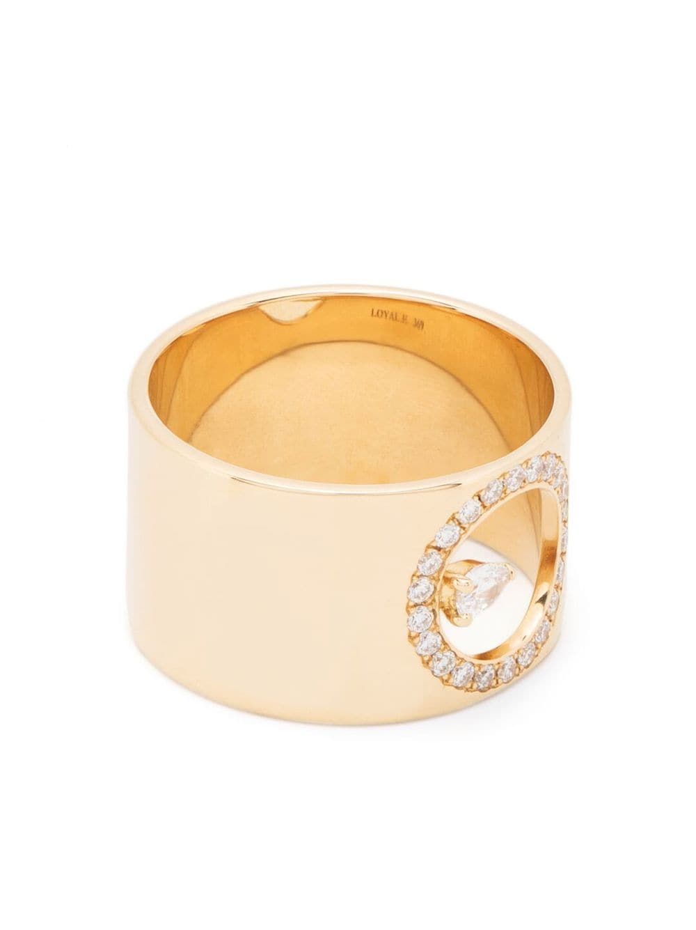 Loyal.e Paris 18kt yellow gold diamond pinky ring von Loyal.e Paris