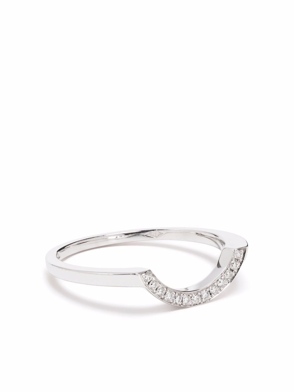 Loyal.e Paris 18kt recycled white gold Intrépide diamond pavé ring - Silver von Loyal.e Paris