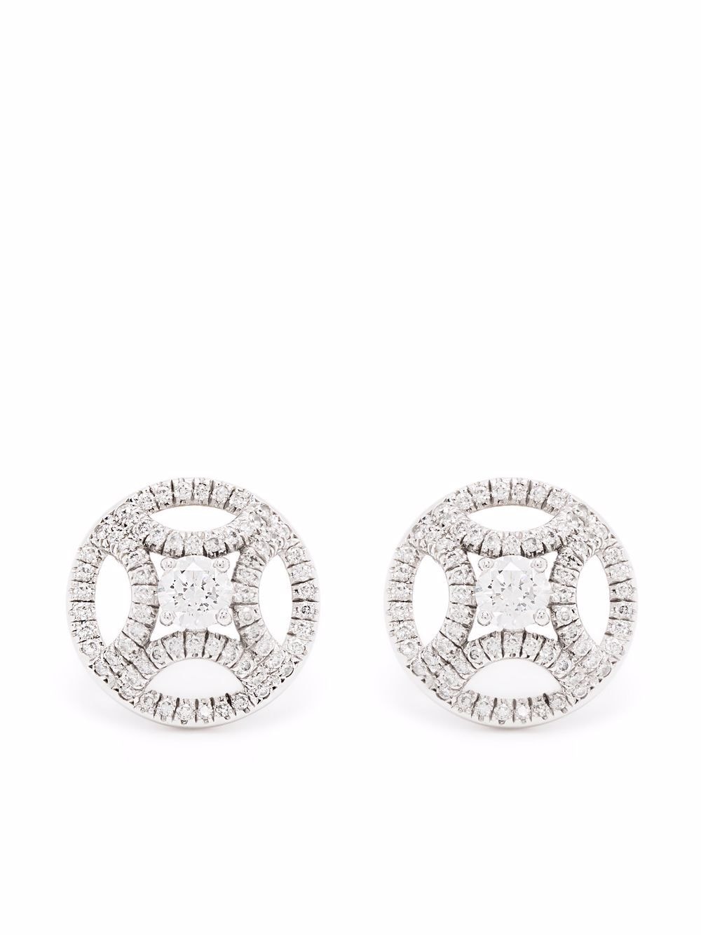 Loyal.e Paris 18kt recycled white gold Perpétuel.le diamond earrings - Silver von Loyal.e Paris