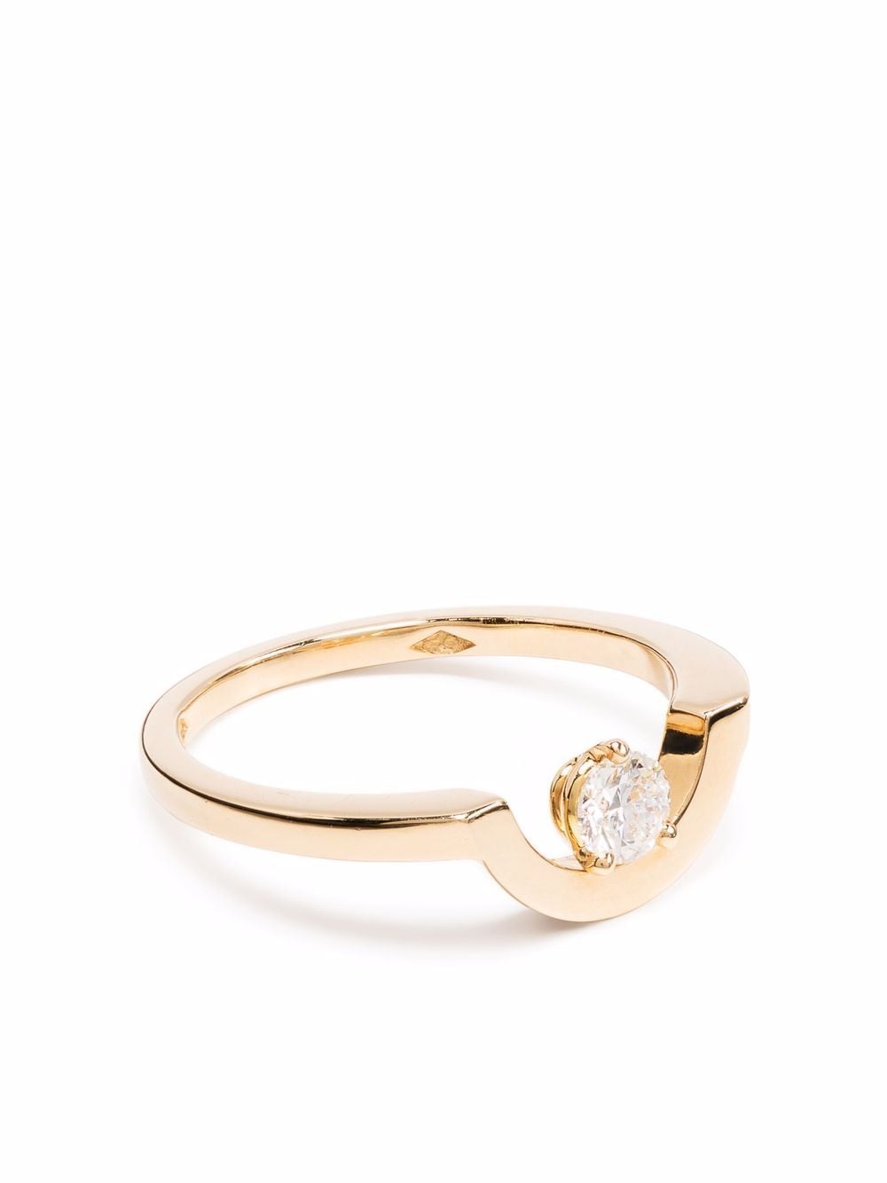 Loyal.e Paris 18kt recycled yellow gold Intrépide diamond ring von Loyal.e Paris