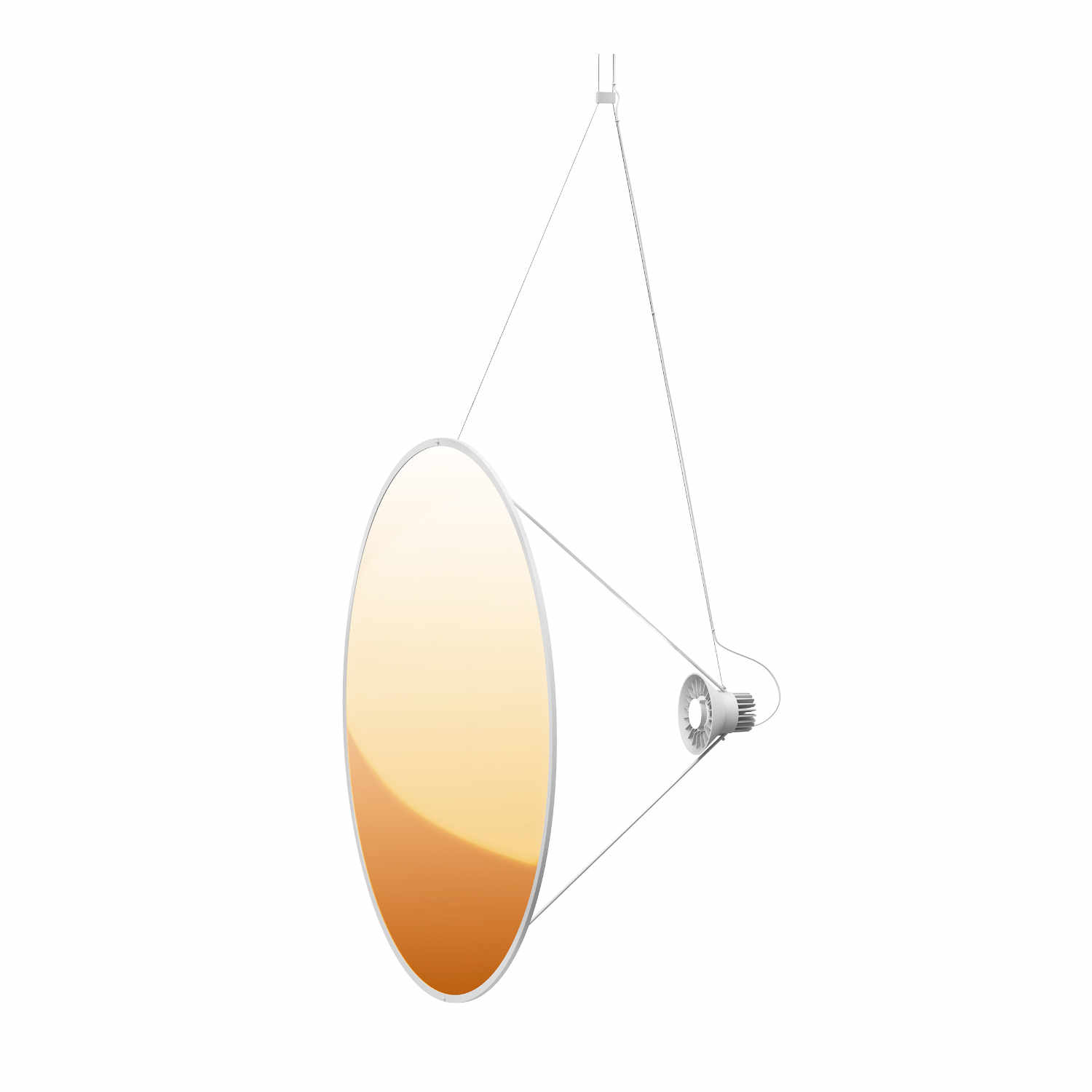 D91 AMISOL LED Pendelleuchte, Grösse d. 75 cm, Diffuserfarbe opal von Luceplan