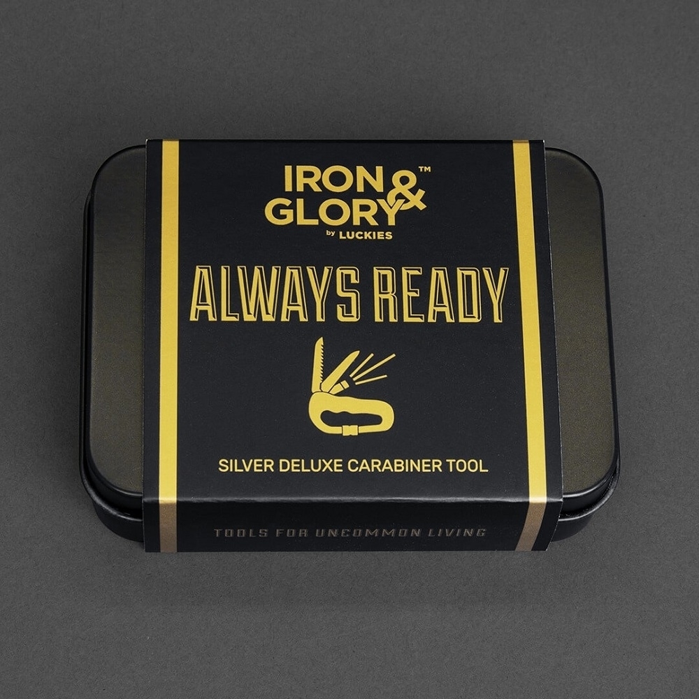 Always Ready - Deluxe Carabiner silber Always Ready - Deluxe Carabiner silber von Luckies