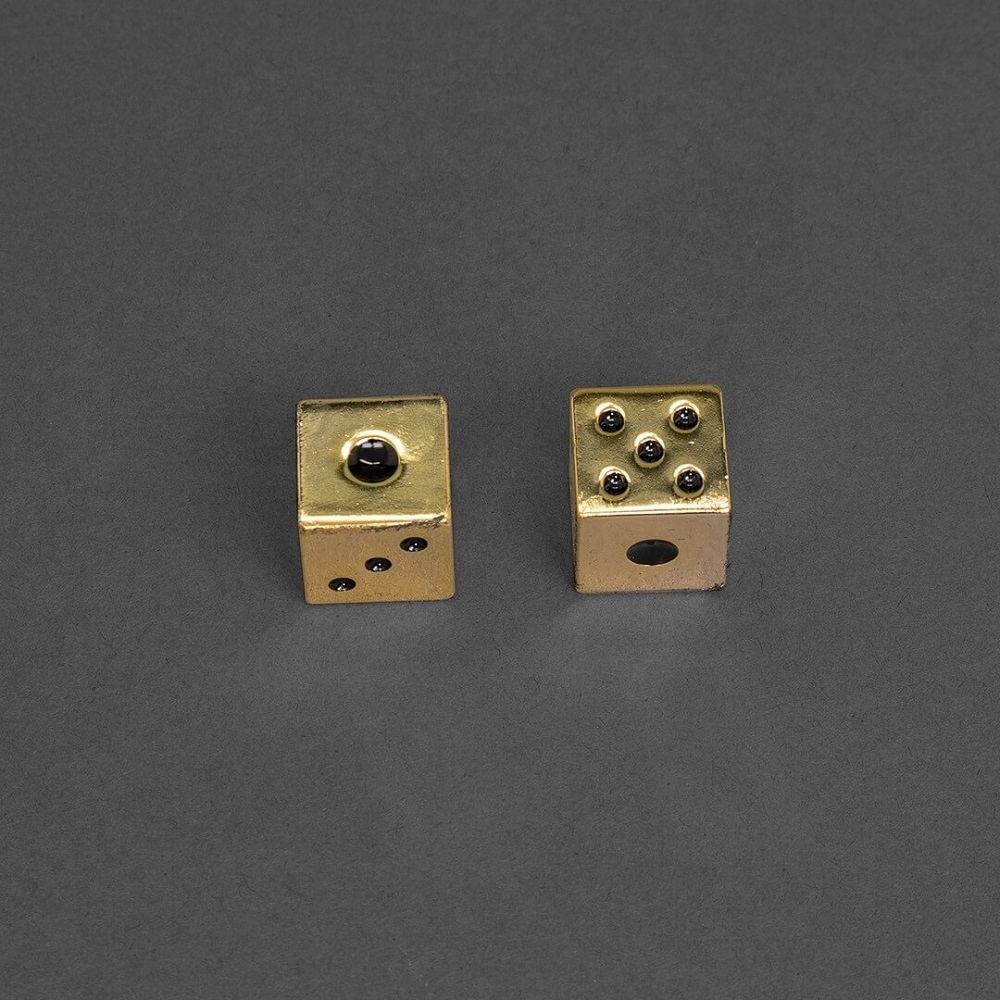 Let It Roll - Würfelset gold Let It Roll - Würfelset gold von Luckies