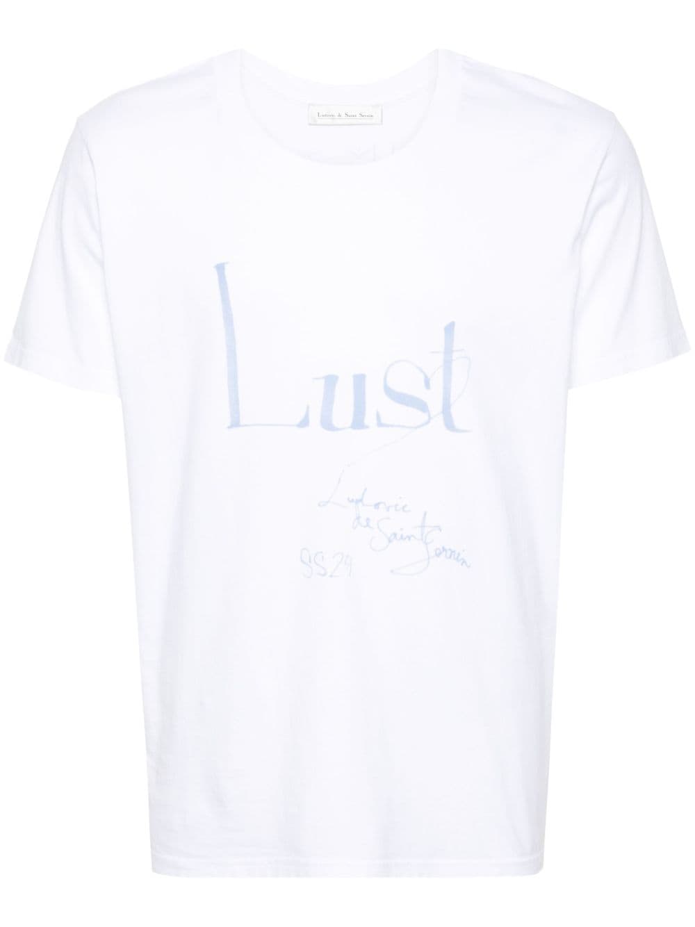 Ludovic de Saint Sernin logo-print T-shirt - White von Ludovic de Saint Sernin