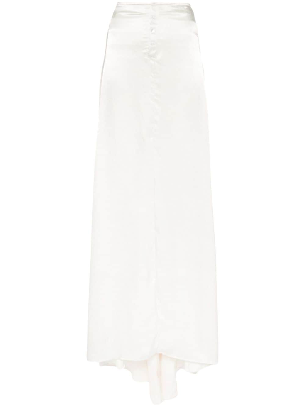 Ludovic de Saint Sernin panelled maxi skirt - White von Ludovic de Saint Sernin