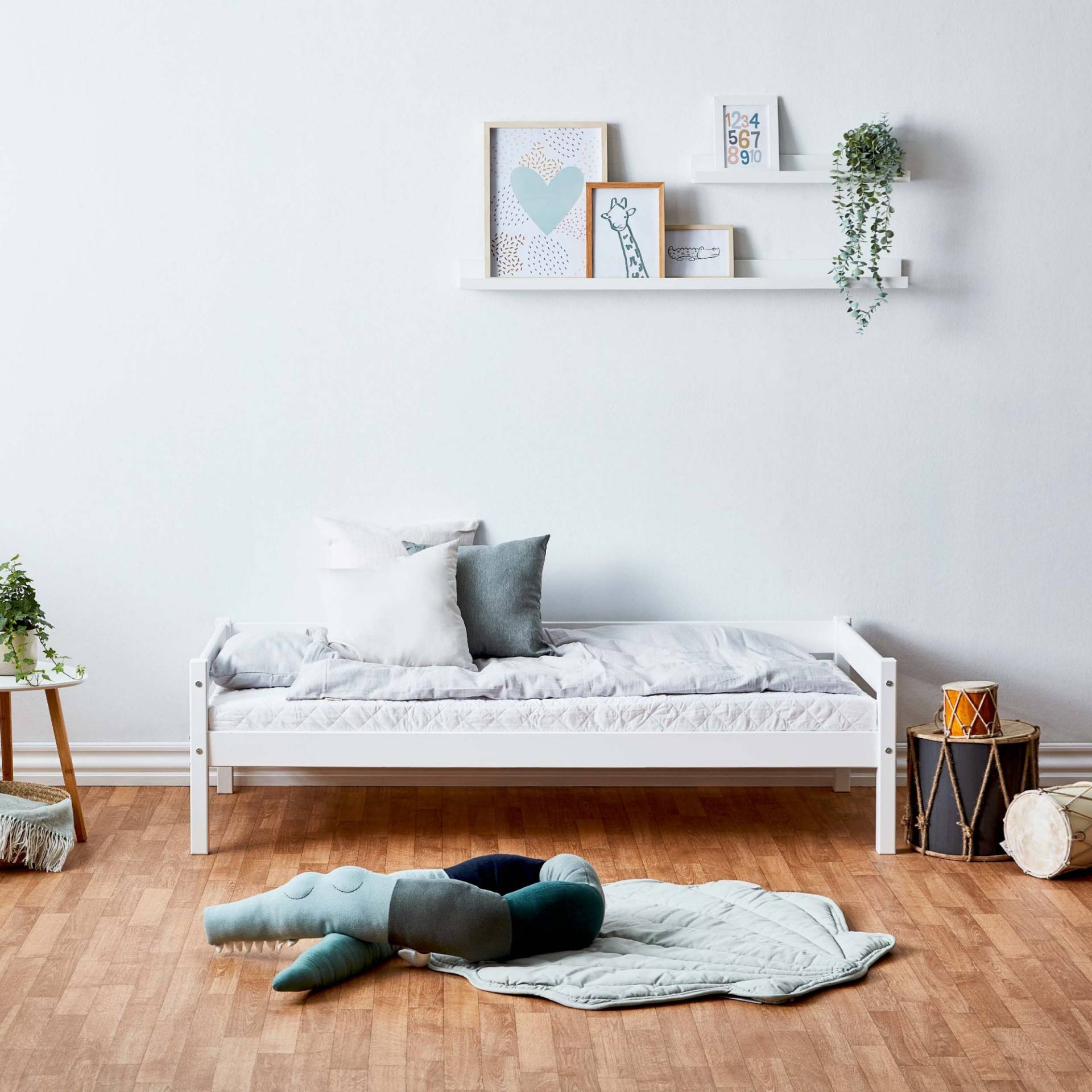 Lüttenhütt Kinderbett »ECO One, Einzelbett, skandinavisches Design« von Lüttenhütt