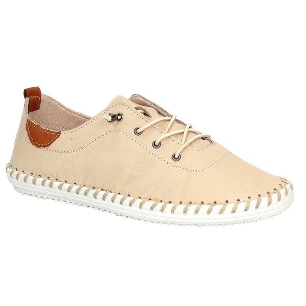 Leinenschuhe St Ives Damen Beige 37 von Lunar