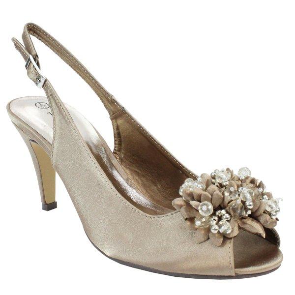 Pumps Sabrina Damen Taupe 36 von Lunar