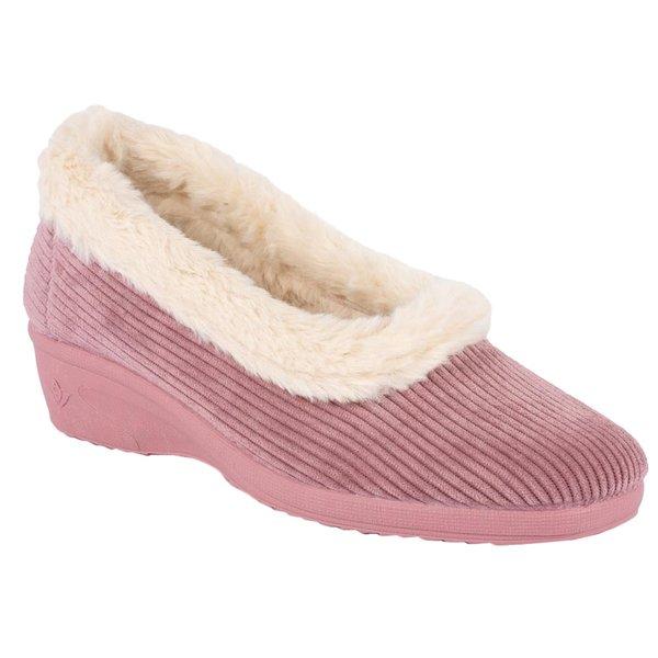 Hausschuhe Glynis Damen Pink 39 von Lunar