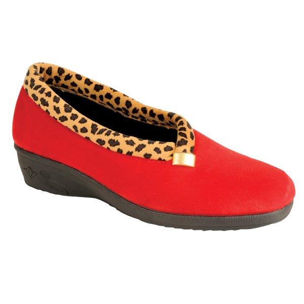 Hausschuhe Paloma Damen Rot Bunt 40 von Lunar