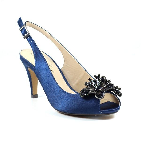 Pumps Ankara, Satin Damen Marine 40 von Lunar