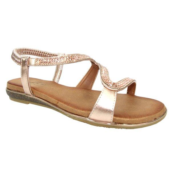 Sandalen Emilia, Smuster Damen Rosa 37 von Lunar