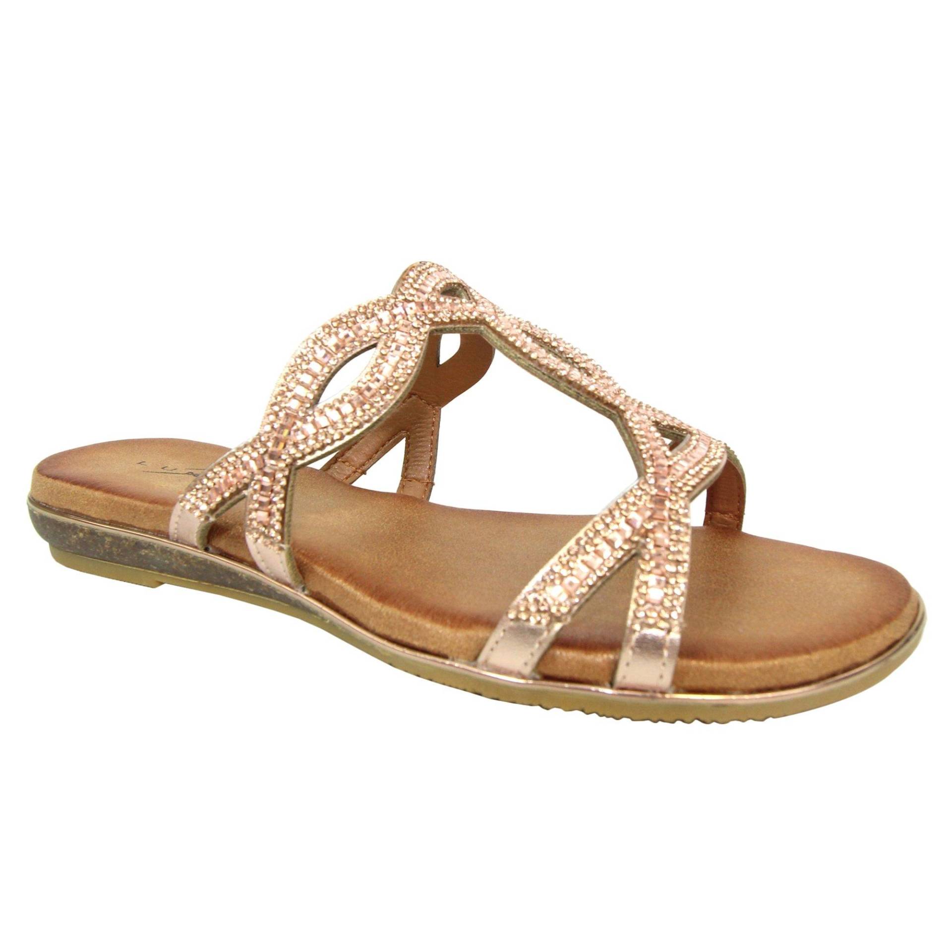 Sandalen Gabriela Damen Goldrosa 36 von Lunar