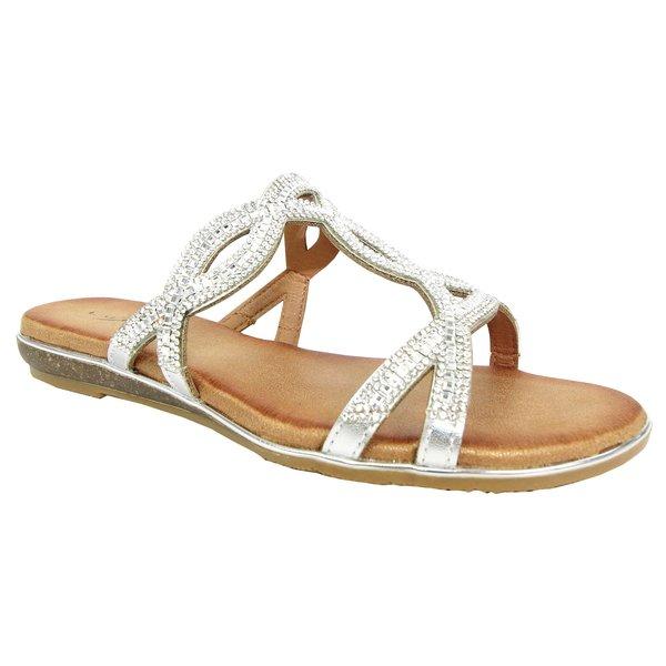 Sandalen Gabriela Damen Silber 38 von Lunar