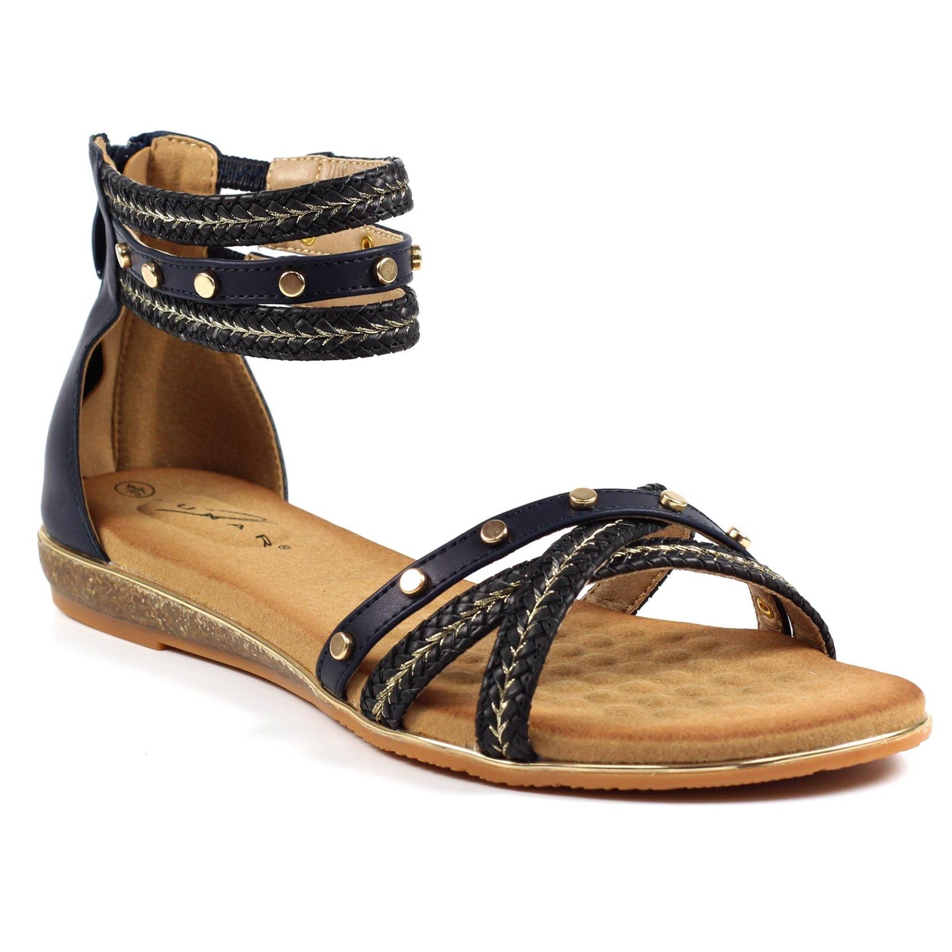 Sandalen Ollerton Damen Blau 37 von Lunar