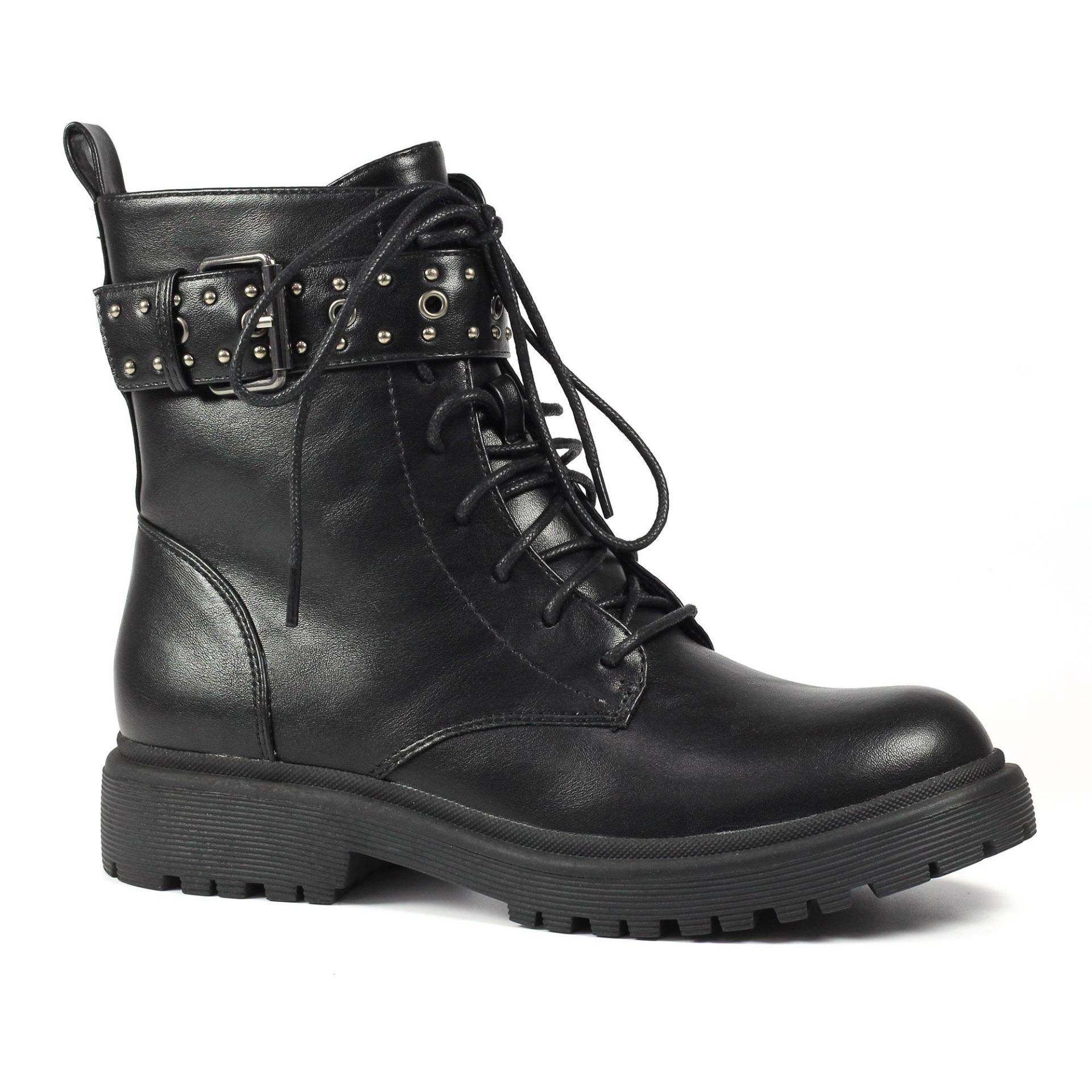 Stiefeletten Emerson Damen Schwarz 37 von Lunar